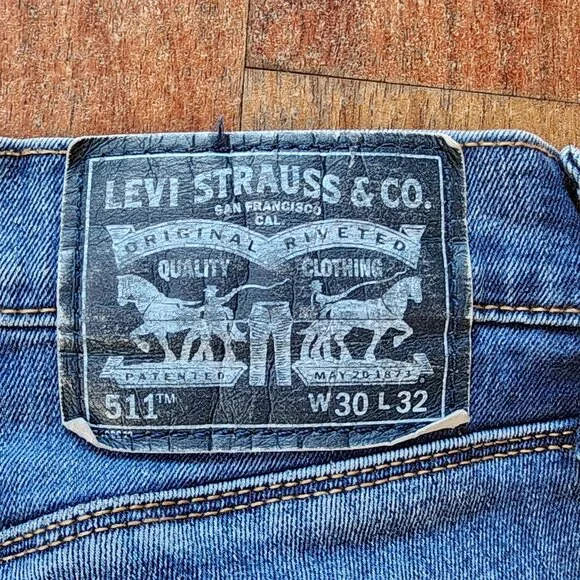 Levi's 511 Straight Leg Jeans Size 30 x 32 - Picture 16 of 16